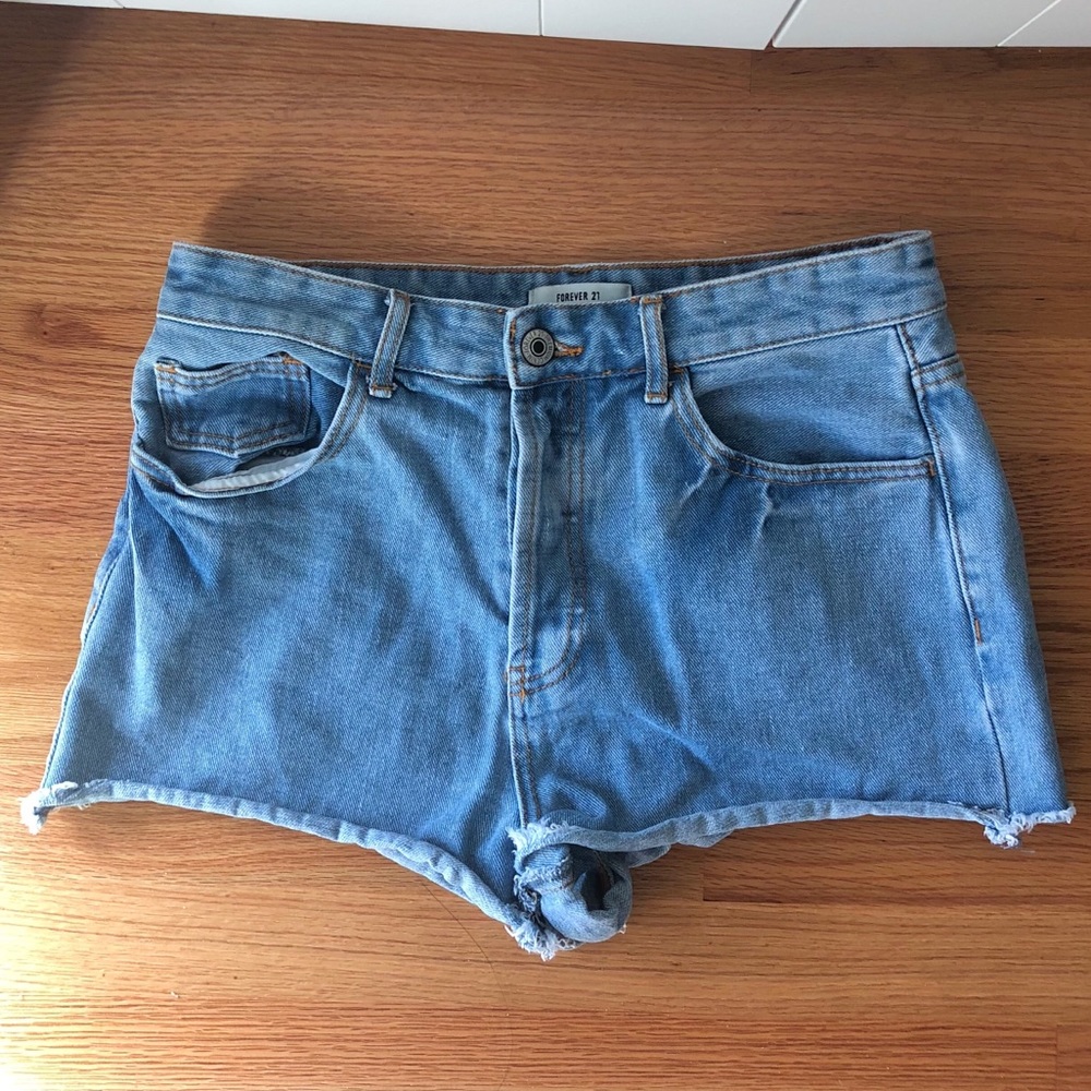 Forever 21 High Waisted Denim Shorts